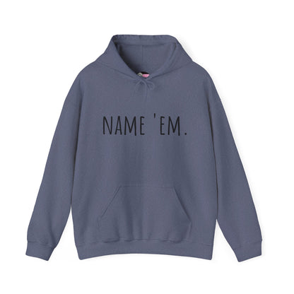 RHOBH Kyle vs. Sutton "NAME 'EM", Unisex Hoodie, featuring Kyle Richards and Sutton Stracke