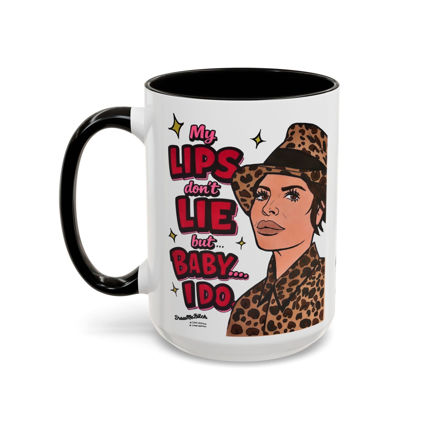 Traitors Lisa Rinna Lips Don't Lie, Ceramic Mug, Various Sizes & Colors