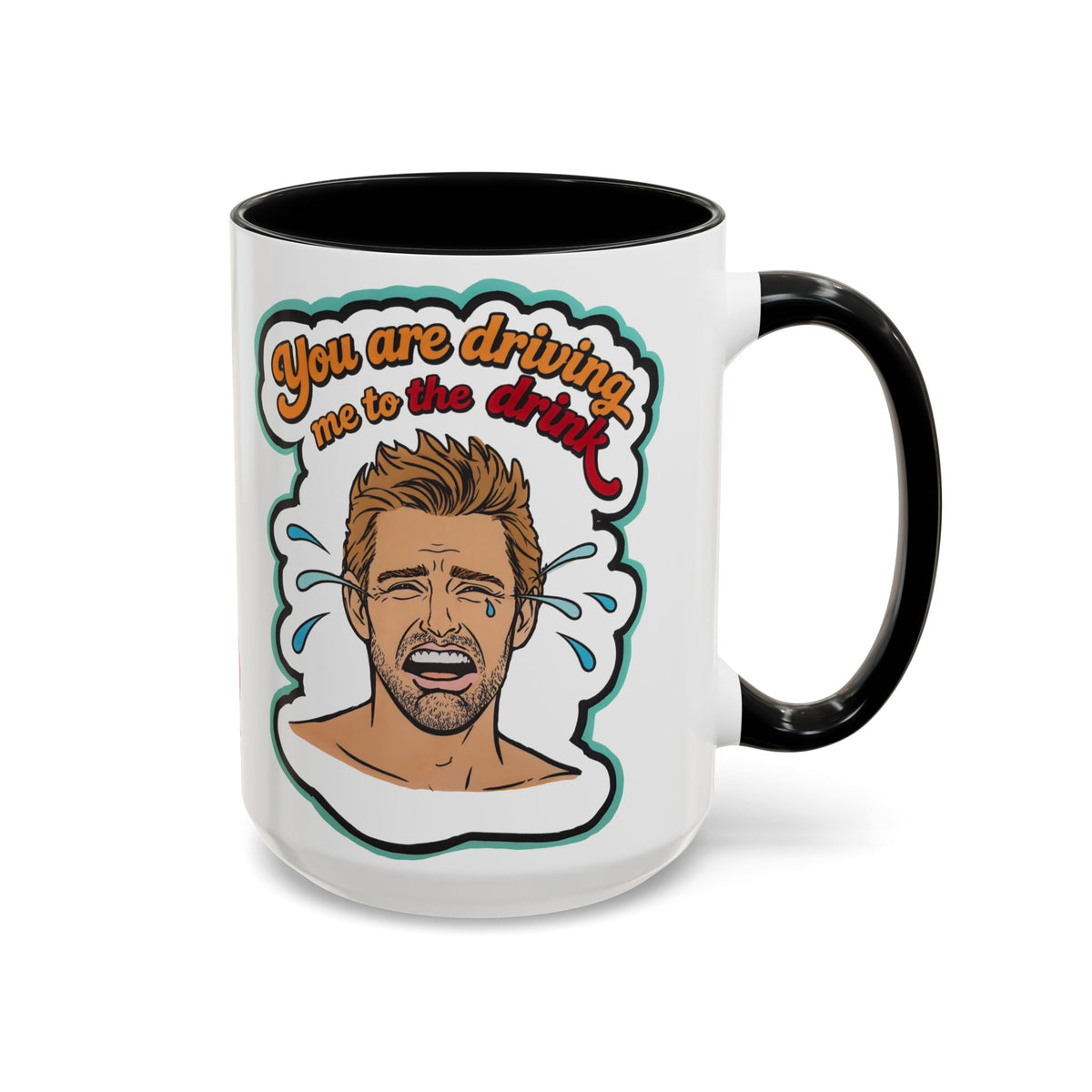Summer House Kyle Driving to the Drink, Ceramic Mug, (11oz, 15oz) featuring Kyle Cooke