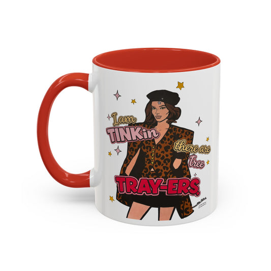 Traitors Maura Tinks Tree Tray-ers, Ceramic Mug, Various Sizes & Colors, featuring Maura Higgins