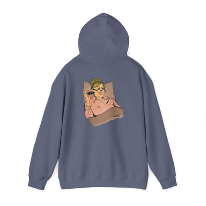 RHONY Sonja in bed with Crown, Unisex Hoodie, featuring Sonja Morgan