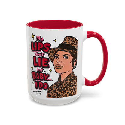 Traitors Lisa Rinna Lips Don't Lie, Ceramic Mug, Various Sizes & Colors