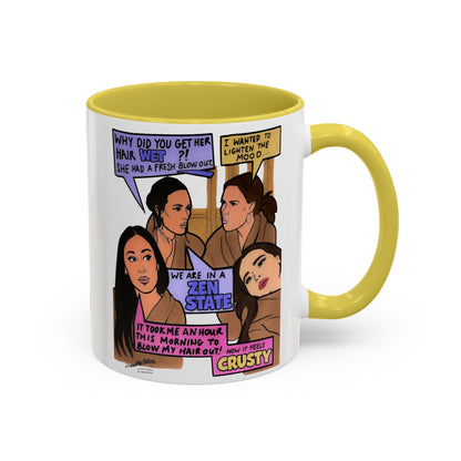 RHOSLC Zen State, Ceramic Mug, (11oz, 15oz)  featuring Lisa Barlow, Angie K, Britani Bateman, and Meredith Marks
