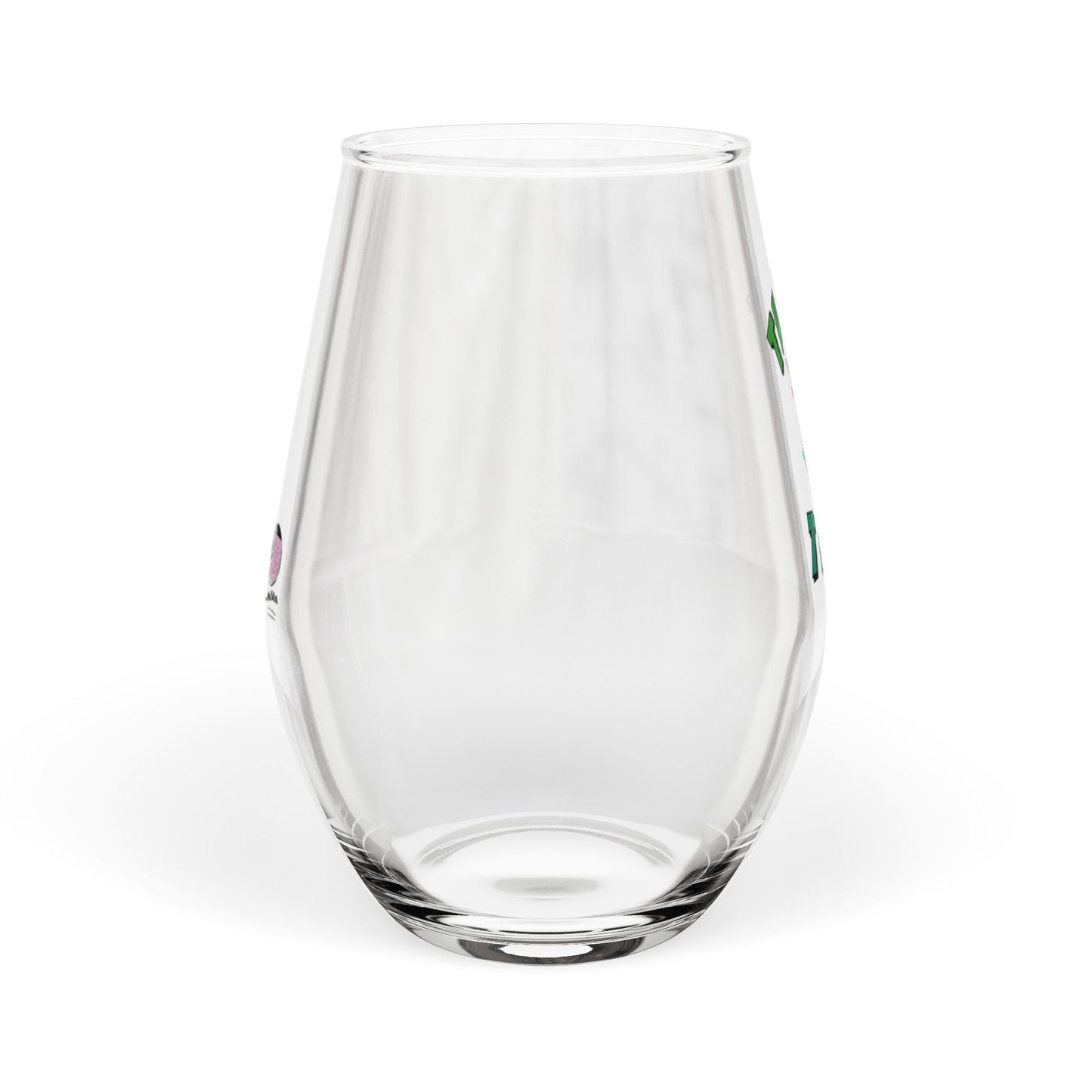 RHONY "Turtle Time", 12oz Stemless Wine Glass, featuring Ramona Singer