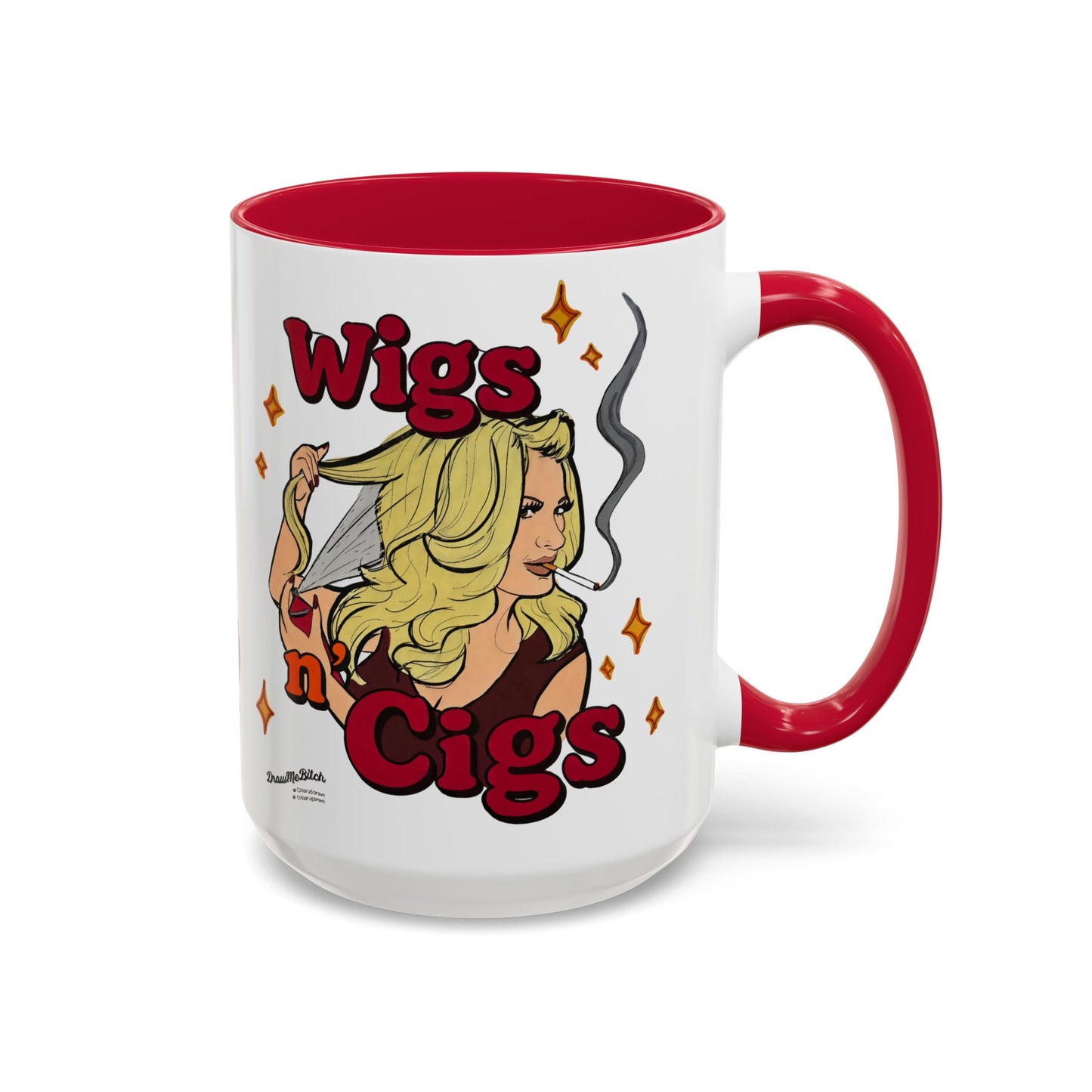 RHOA Kim "Wigs n' Cigs", Ceramic Mug, (11oz, 15oz) Featuring Kim Zolciak