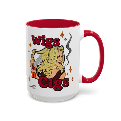 RHOA Kim "Wigs n' Cigs", Ceramic Mug, (11oz, 15oz) Featuring Kim Zolciak