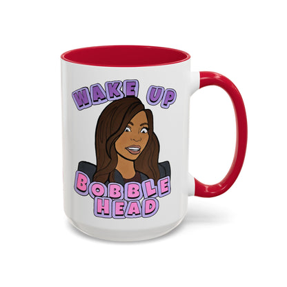 RHOSLC "Wake Up Bobblehead!", Ceramic Mug, (11oz, 15oz) featuring Mary Cosby