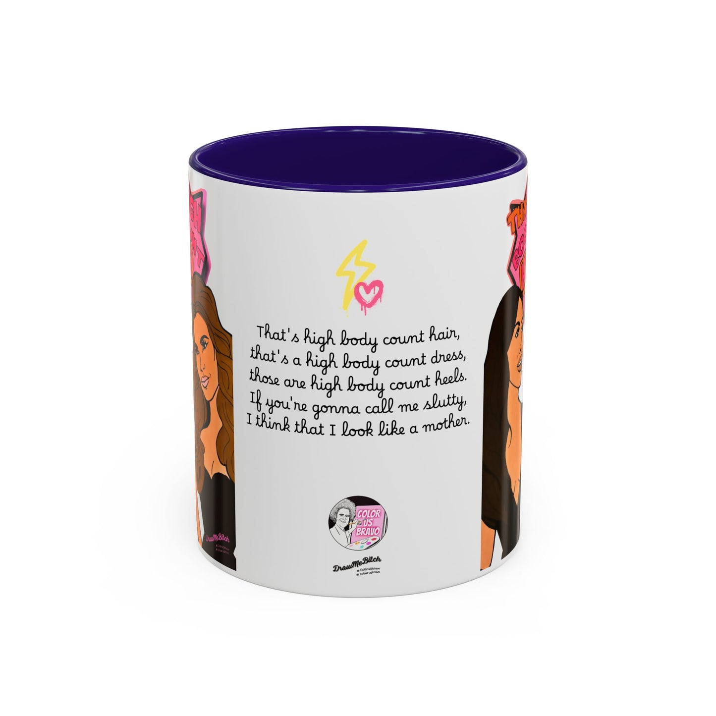 RHOSLC High Body Count Hair, Ceramic Mug, (11oz, 15oz) Featuring Angie K & Britani Bateman
