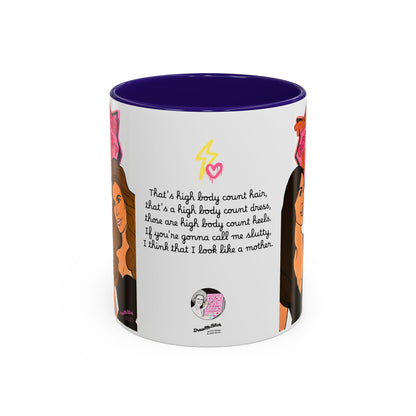 RHOSLC High Body Count Hair, Ceramic Mug, (11oz, 15oz) Featuring Angie K & Britani Bateman