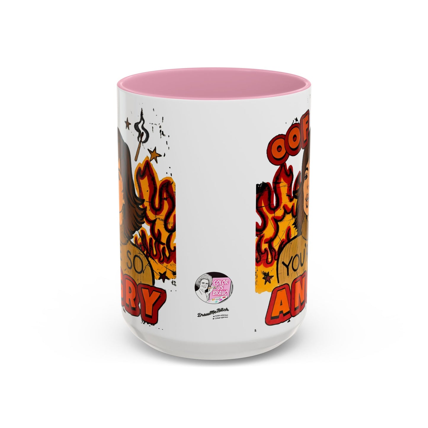 RHOBH, "OOF You're Angry" Ceramic Mug, (11oz, 15oz) featuring Lisa Rinna