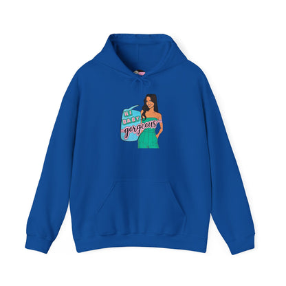 RHOSLC Lisa "Hey Baby Gorgeous!", Unisex Hoodie, featuring Lisa Barlow