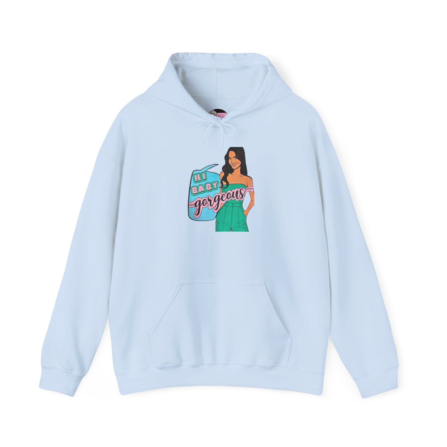 RHOSLC Lisa "Hey Baby Gorgeous!", Unisex Hoodie, featuring Lisa Barlow