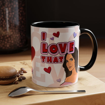 RHOSLC Lisa "Love That" Ceramic Mug, (11oz, 15oz)  featuring Lisa Barlow