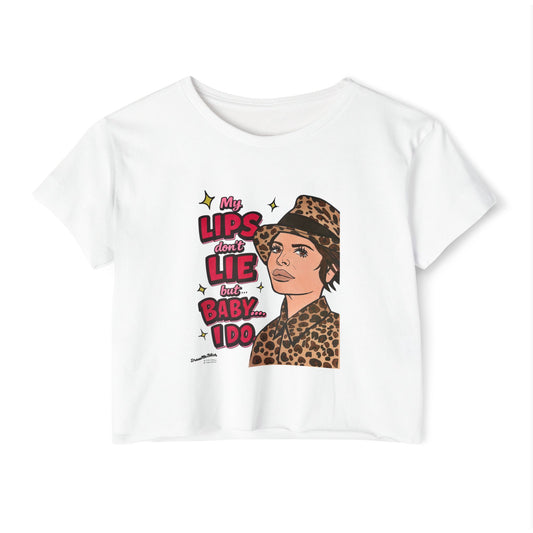 Traitors Lisa Lips Don't Lie, Crop Top, Featuring Lisa Rinna