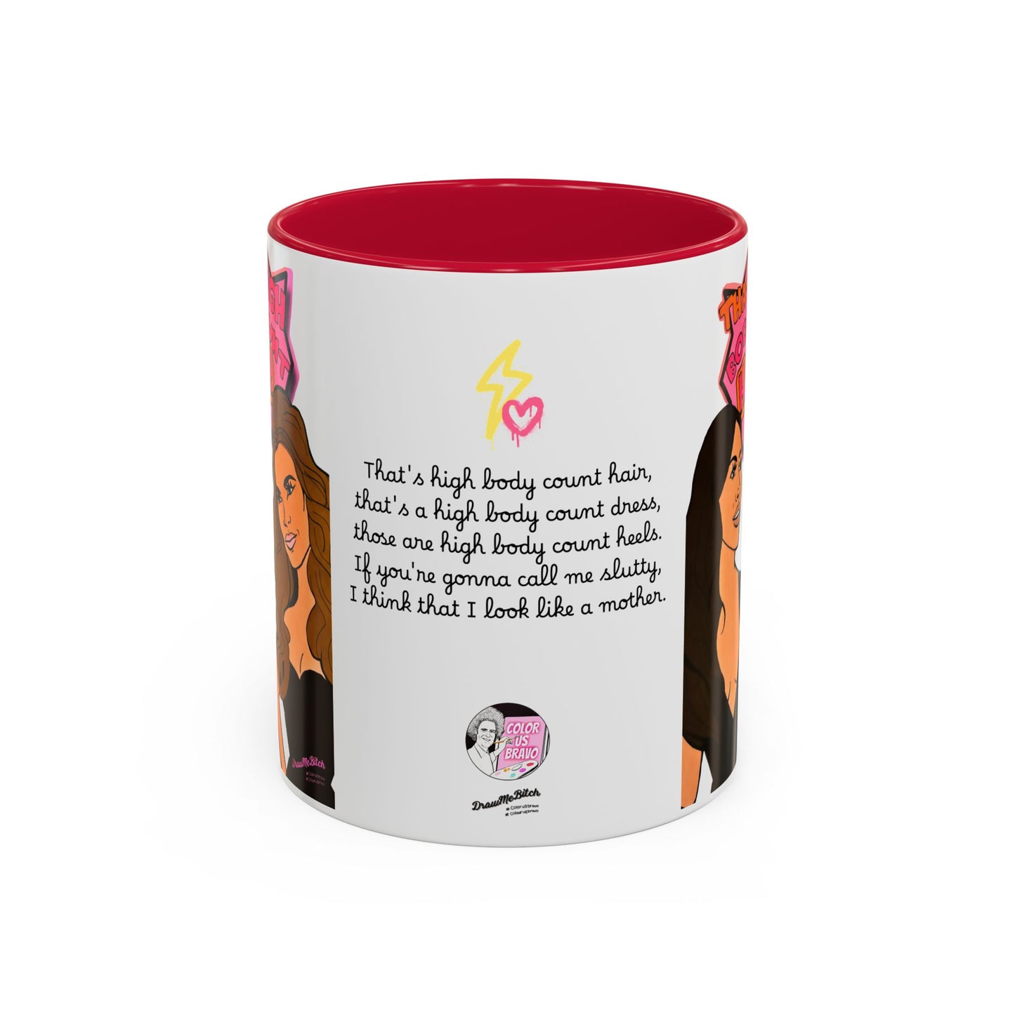 RHOSLC High Body Count Hair, Ceramic Mug, (11oz, 15oz) Featuring Angie K & Britani Bateman