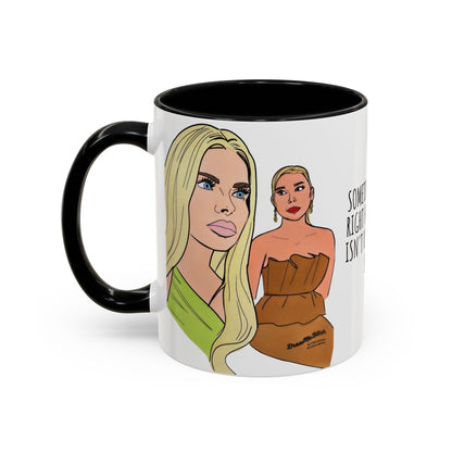 RHOM Alexia & Marysol "Right for the Hole, Wrong for the Soul", Ceramic Mug, (11oz, 15oz) featuring Alexia Nepola and Marysol Patton