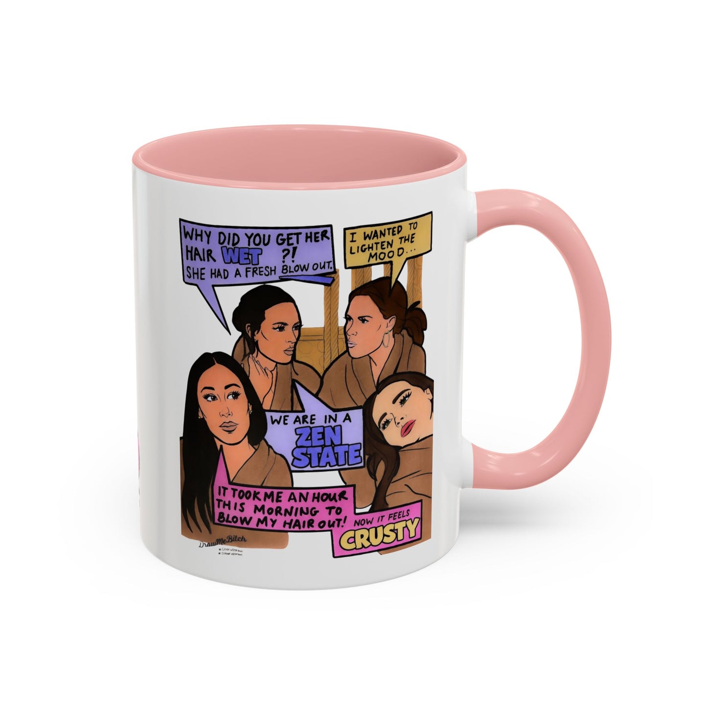 RHOSLC Zen State, Ceramic Mug, (11oz, 15oz)  featuring Lisa Barlow, Angie K, Britani Bateman, and Meredith Marks