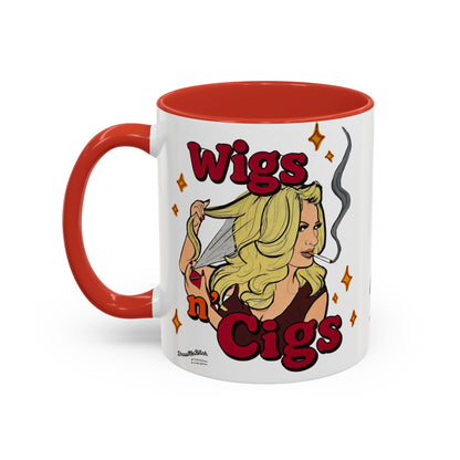 RHOA Kim "Wigs n' Cigs", Ceramic Mug, (11oz, 15oz) Featuring Kim Zolciak