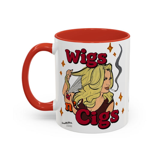 RHOA Kim "Wigs n' Cigs", Ceramic Mug, (11oz, 15oz) Featuring Kim Zolciak