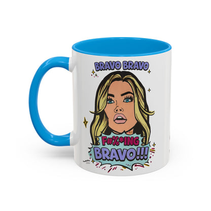 RHOBH Denise Bravo Bravo Bravo, Ceramic Mug, Various Sizes & Colors, featuring Denise Richards