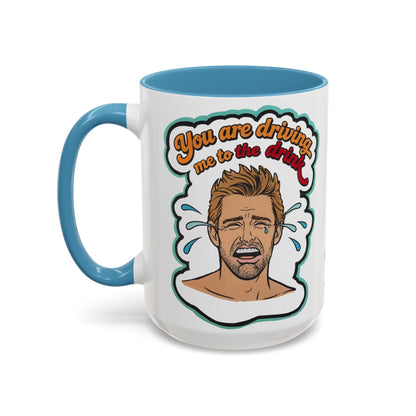 Summer House Kyle Driving to the Drink, Ceramic Mug, (11oz, 15oz) featuring Kyle Cooke