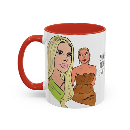 RHOM Alexia & Marysol "Right for the Hole, Wrong for the Soul", Ceramic Mug, (11oz, 15oz) featuring Alexia Nepola and Marysol Patton