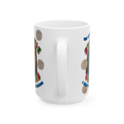 RHONJ Teresa Sprinkle Cookies, Ceramic Mug, (11oz, 15oz) featuring Teresa Giudice