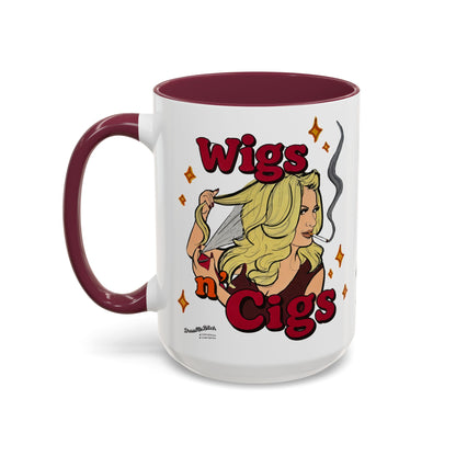 RHOA Kim "Wigs n' Cigs", Ceramic Mug, (11oz, 15oz) Featuring Kim Zolciak