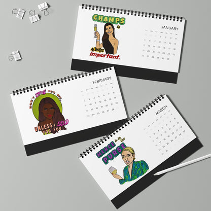 The Real Housewives of 2025, Wall Calendar Featuring Various Real Housewives