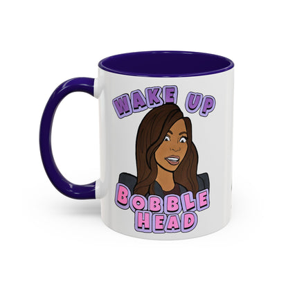RHOSLC "Wake Up Bobblehead!", Ceramic Mug, (11oz, 15oz) featuring Mary Cosby