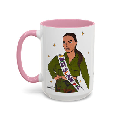 RHORI Kelsey vs. Rosie SLAM PIG, Ceramic Mug, (11oz, 15oz) featuring Kelsey Swanson & Rosie Woods