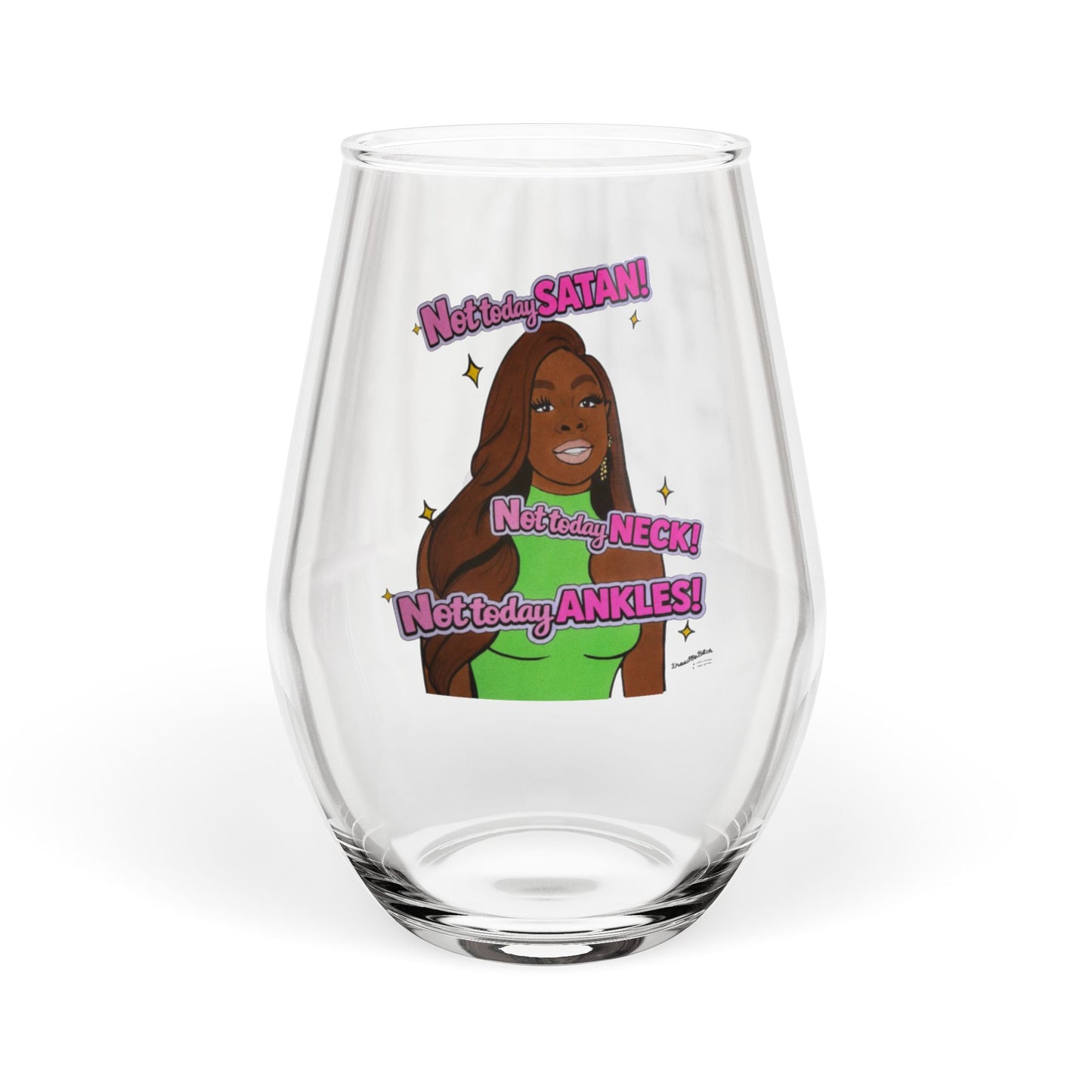 RHOP Candiace Not Today Neck, 12oz Stemless Wine Glass, featuring Candiace Dillard Bassett