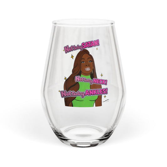 RHOP Candiace Not Today Neck, 12oz Stemless Wine Glass, featuring Candiace Dillard Bassett