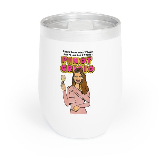 VPR I'll Take A Pinit Grigio, 12oz Wine Tumbler, Featuring Stassi Schroeder
