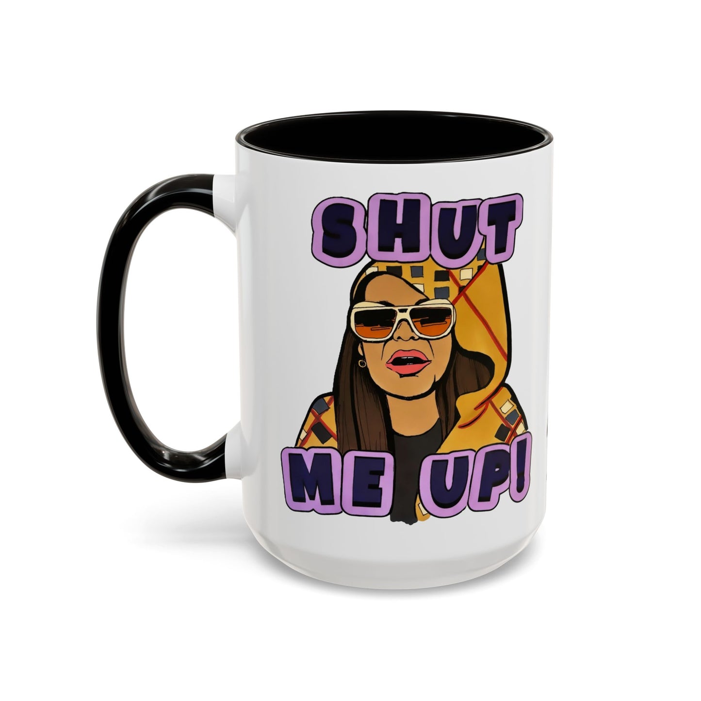 RHOSLC Shut Me Up!, Ceramic Mug, (11oz, 15oz) Featuring Mary Cosby