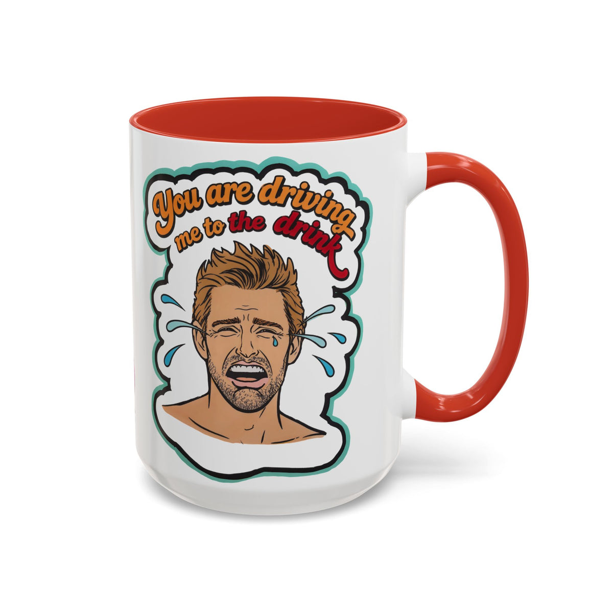 Summer House Kyle Driving to the Drink, Ceramic Mug, (11oz, 15oz) featuring Kyle Cooke