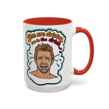 Summer House Kyle Driving to the Drink, Ceramic Mug, (11oz, 15oz) featuring Kyle Cooke