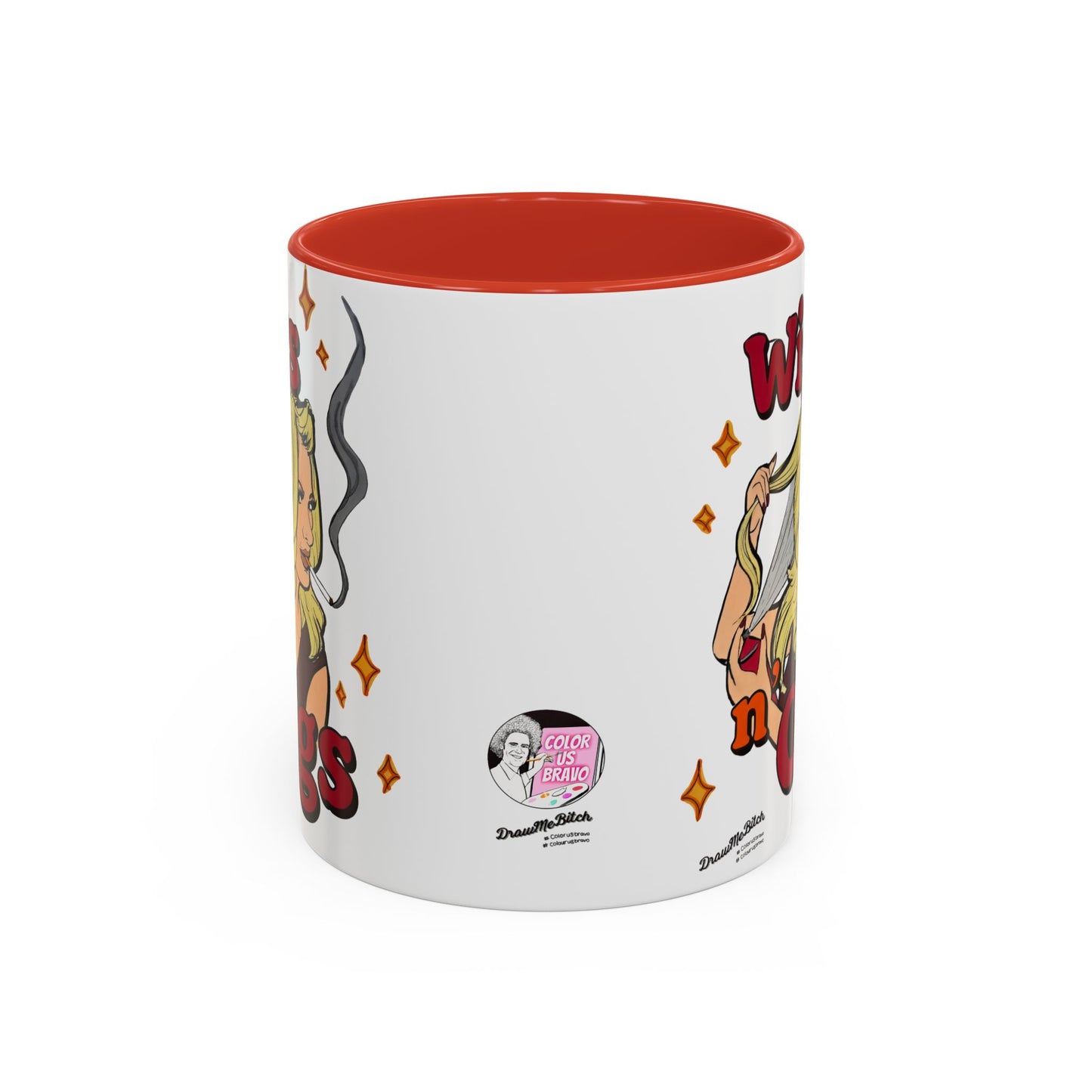 RHOA Kim "Wigs n' Cigs", Ceramic Mug, (11oz, 15oz) Featuring Kim Zolciak