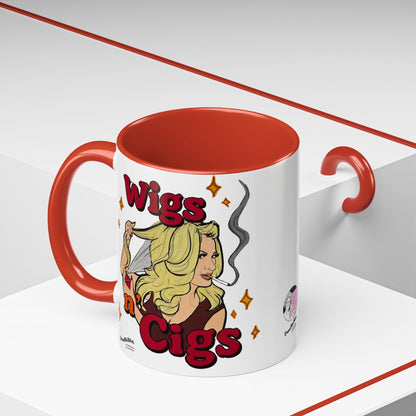 RHOA Kim "Wigs n' Cigs", Ceramic Mug, (11oz, 15oz) Featuring Kim Zolciak