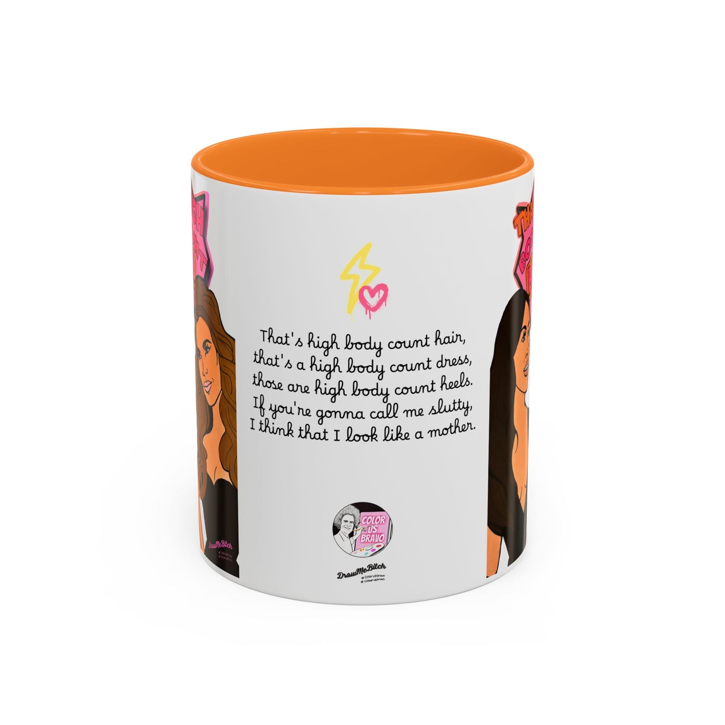 RHOSLC High Body Count Hair, Ceramic Mug, (11oz, 15oz) Featuring Angie K & Britani Bateman