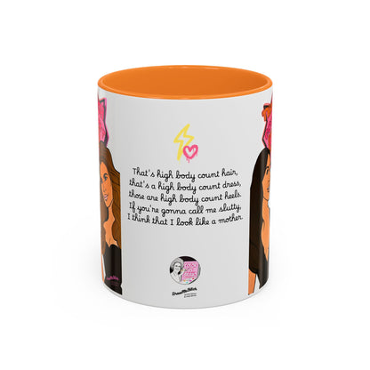RHOSLC High Body Count Hair, Ceramic Mug, (11oz, 15oz) Featuring Angie K & Britani Bateman