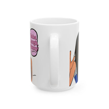 RHONJ "Haha! Laugh!", Ceramic Mug, (11oz, 15oz) Featuring Teresa Giudice