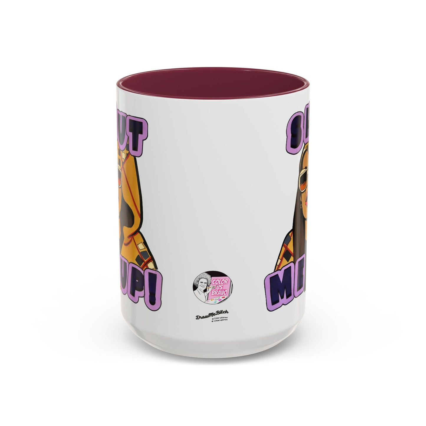RHOSLC Shut Me Up!, Ceramic Mug, (11oz, 15oz) Featuring Mary Cosby