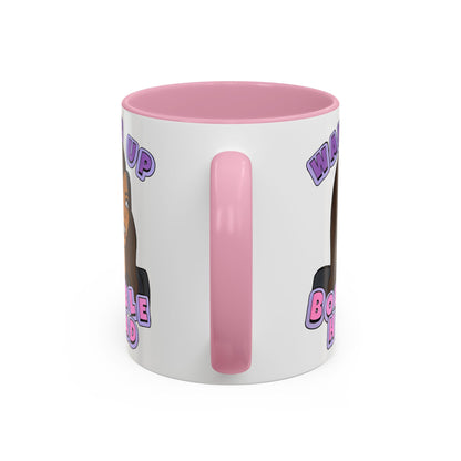 RHOSLC "Wake Up Bobblehead!", Ceramic Mug, (11oz, 15oz) featuring Mary Cosby