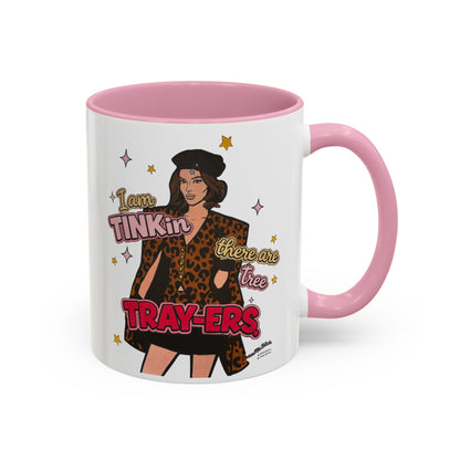 Traitors Maura Tinks Tree Tray-ers, Ceramic Mug, Various Sizes & Colors, featuring Maura Higgins
