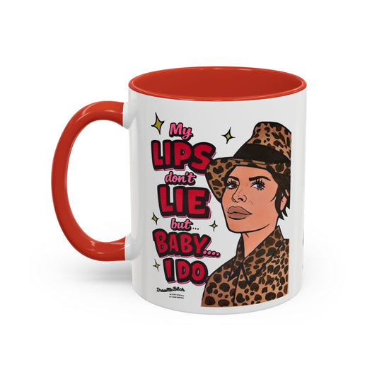 Traitors Lisa Rinna Lips Don't Lie, Ceramic Mug, Various Sizes & Colors