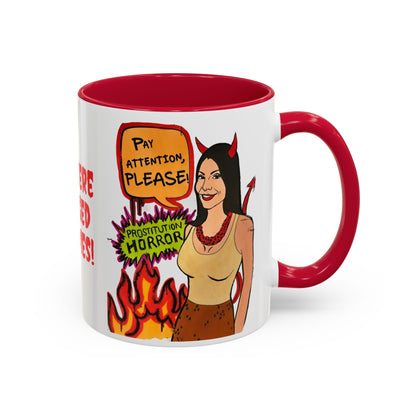 RHONJ "Prostitutions' Whore", Ceramic Mug, (11oz, 15oz) Featuring Teresa Giudice vs. Danielle Staub