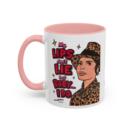 Traitors Lisa Rinna Lips Don't Lie, Ceramic Mug, Various Sizes & Colors