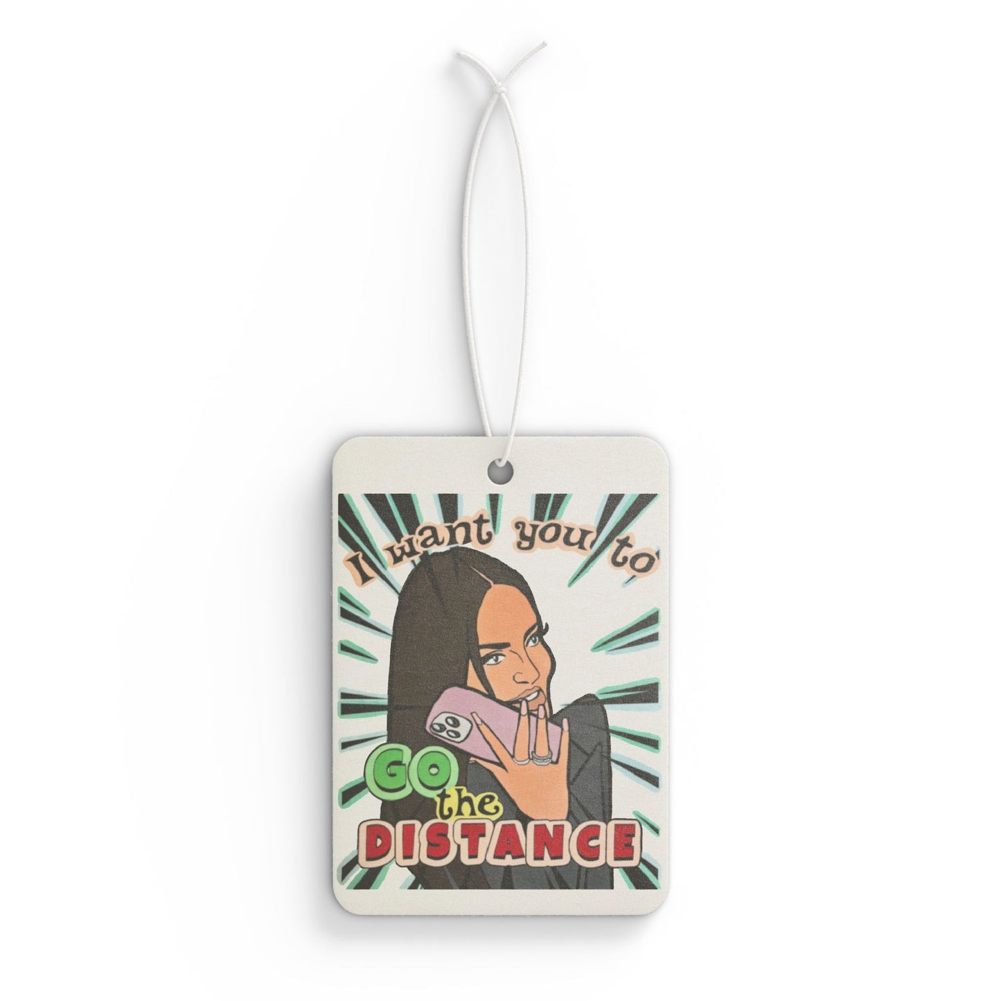 RHOSLC Lisa "Go the Distance" Car Air Freshener - featuring Lisa Barlow