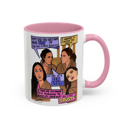RHOSLC Zen State, Ceramic Mug, (11oz, 15oz)  featuring Lisa Barlow, Angie K, Britani Bateman, and Meredith Marks